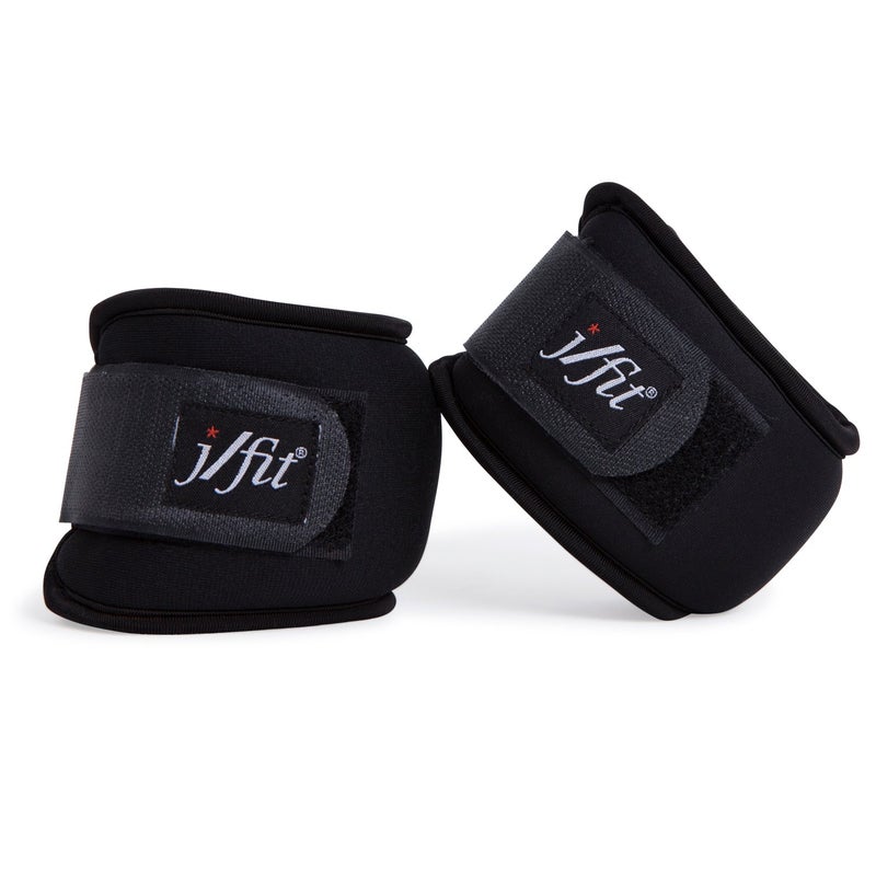 JFIT Wrist Straps for Fitness, 2 LB Pair - Medium/Large Adjustable - Image 1